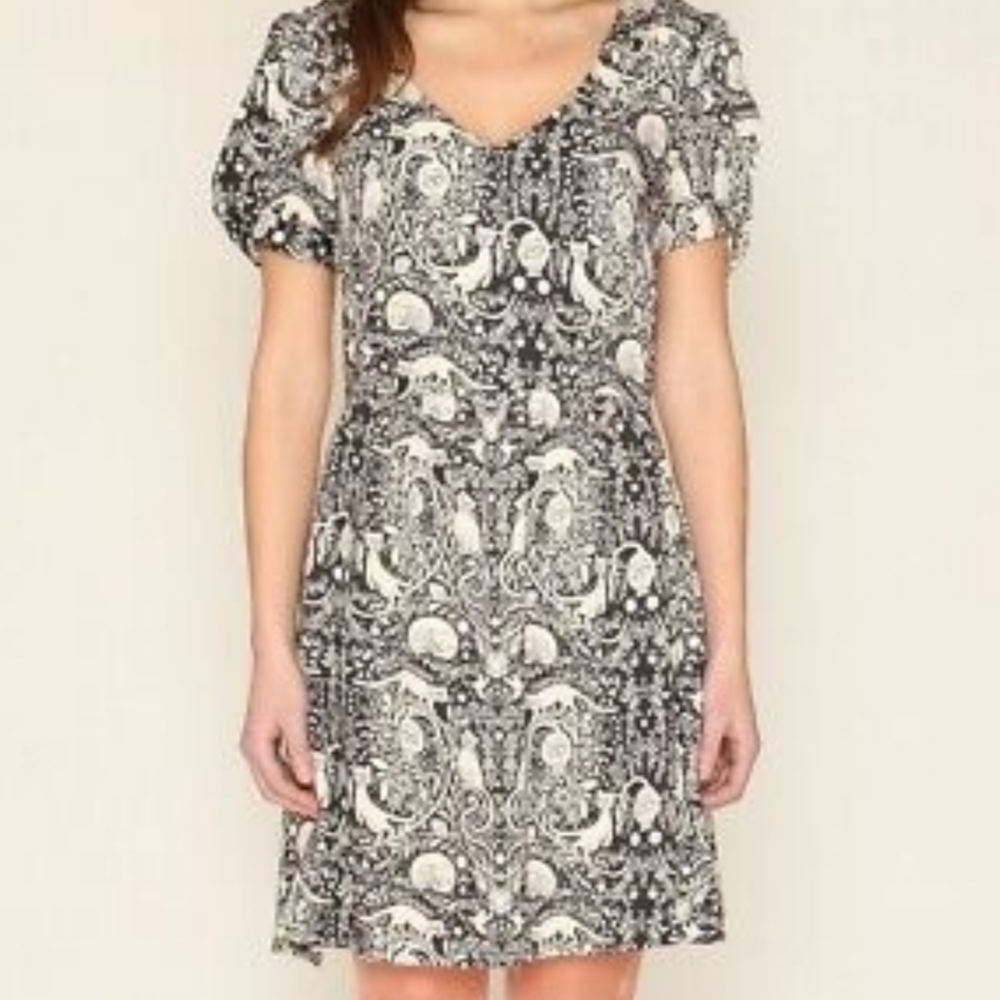 ModCloth Pepaloves Cat Novelty Print mini dress